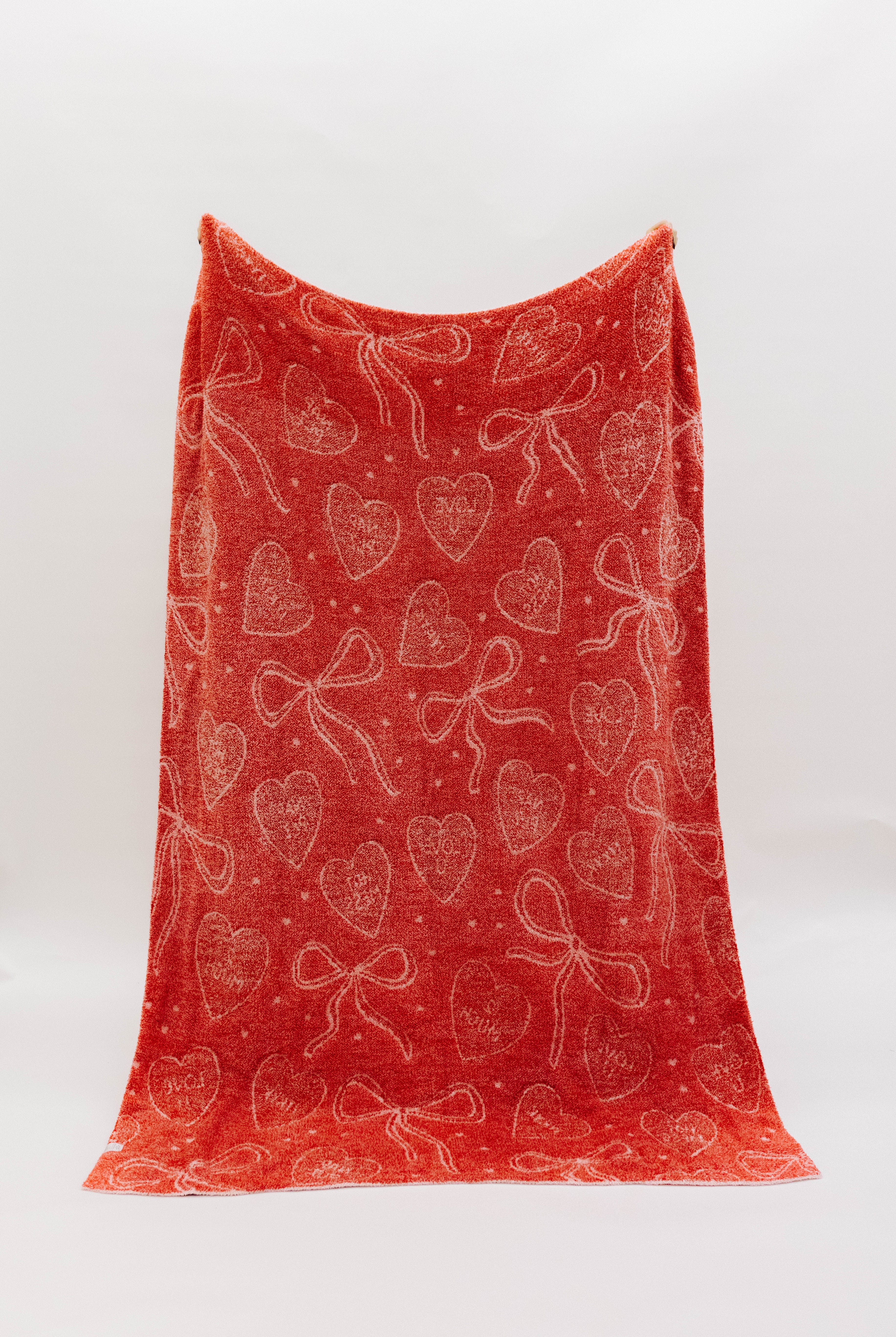 Back of blanket showing that it's not double sided