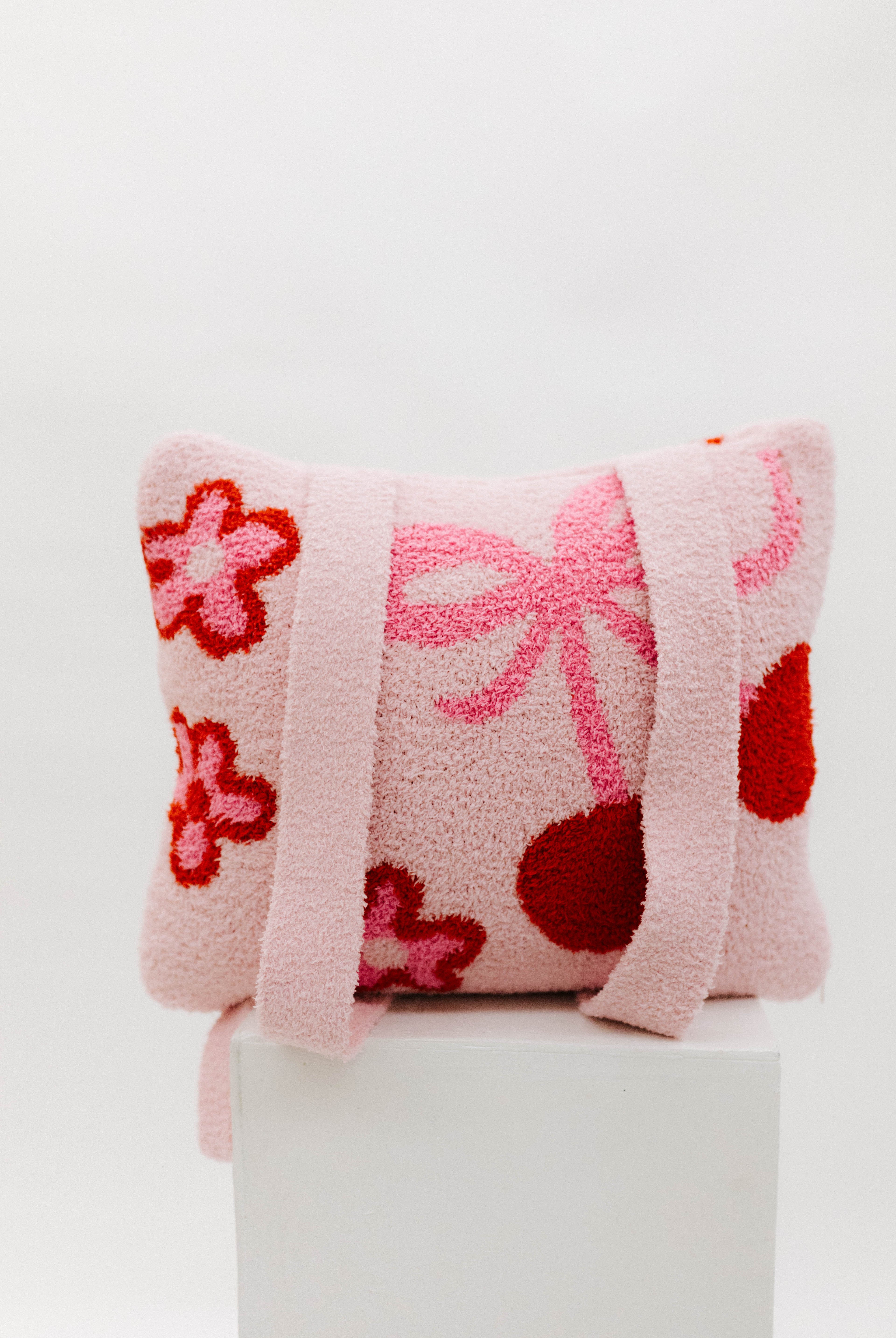 Love you quillow back shoring cherry and flower detail