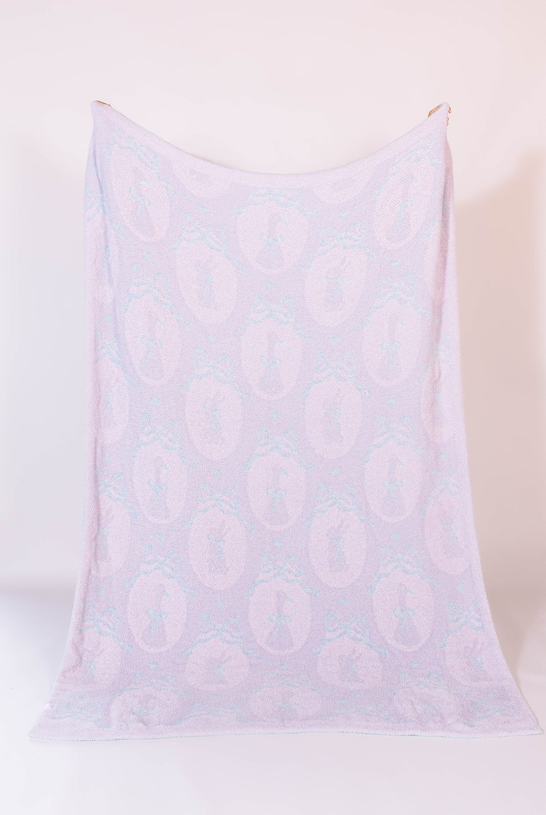 back side of bunny blanket