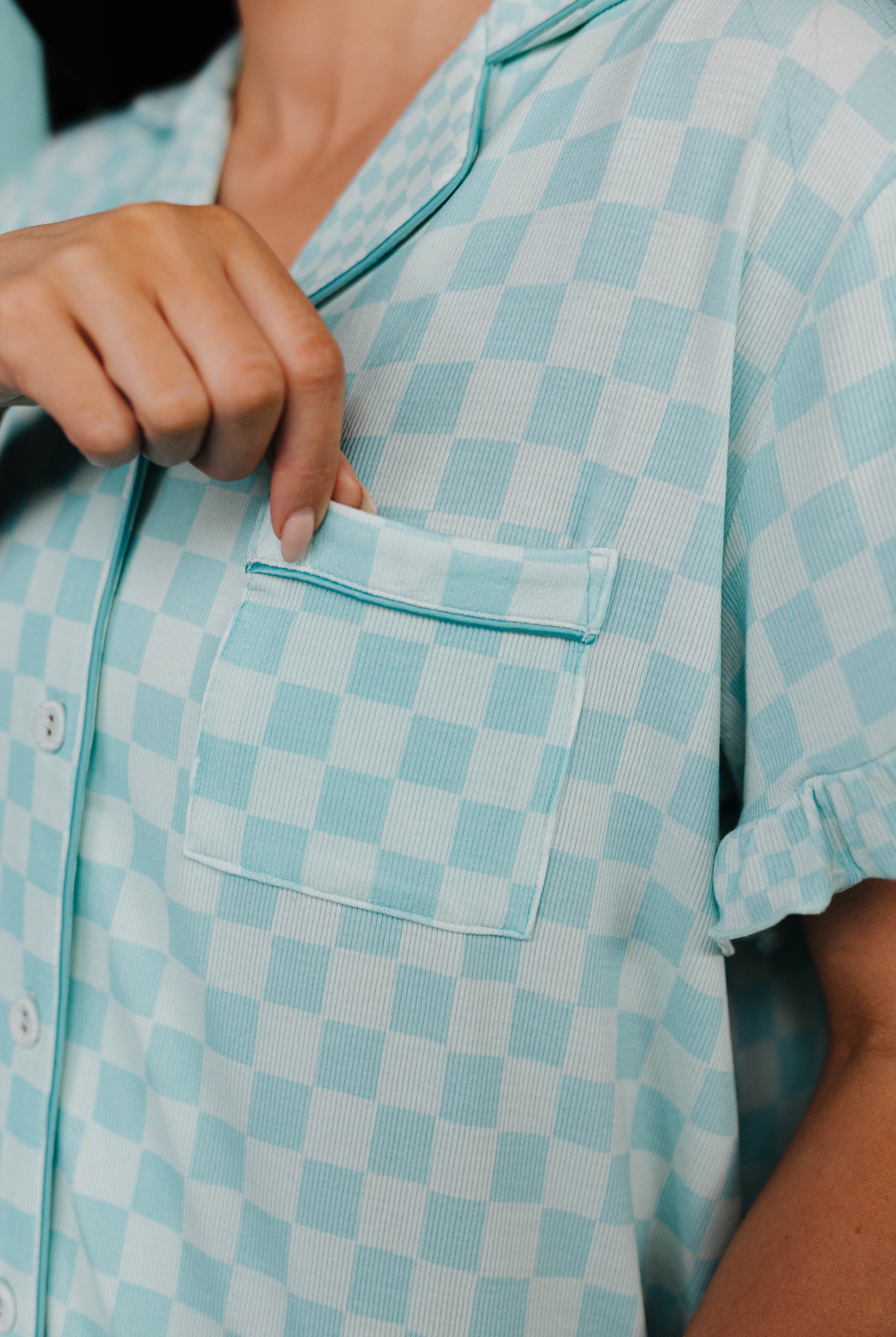 Close-up of a person holding the pocket