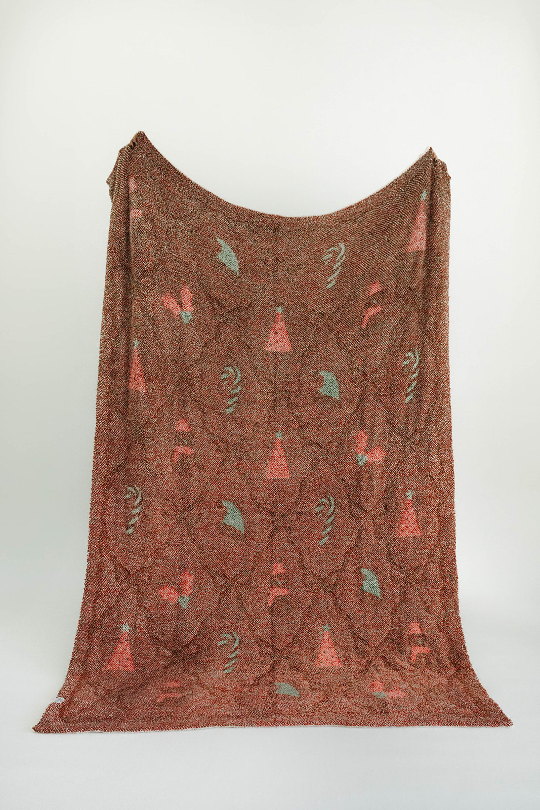 Back of christmas blanket