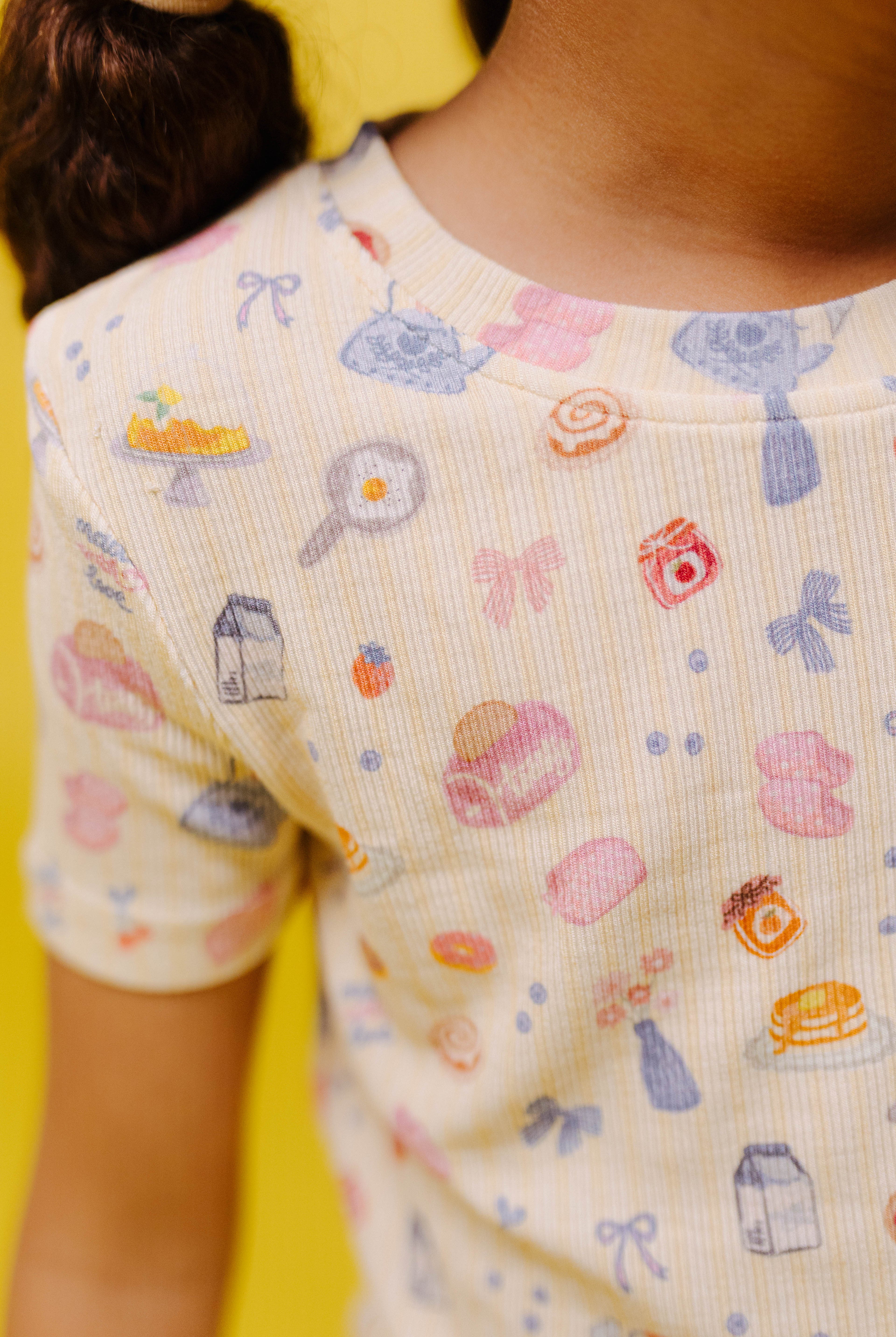 Close up of bunch print