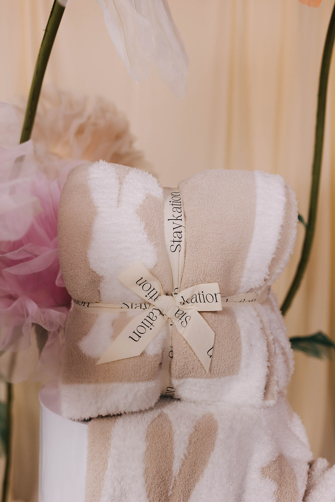 bunny blanket wrapped up