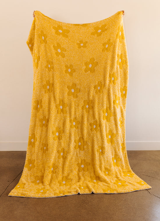 Adult Size Yellow Daisy Blanket