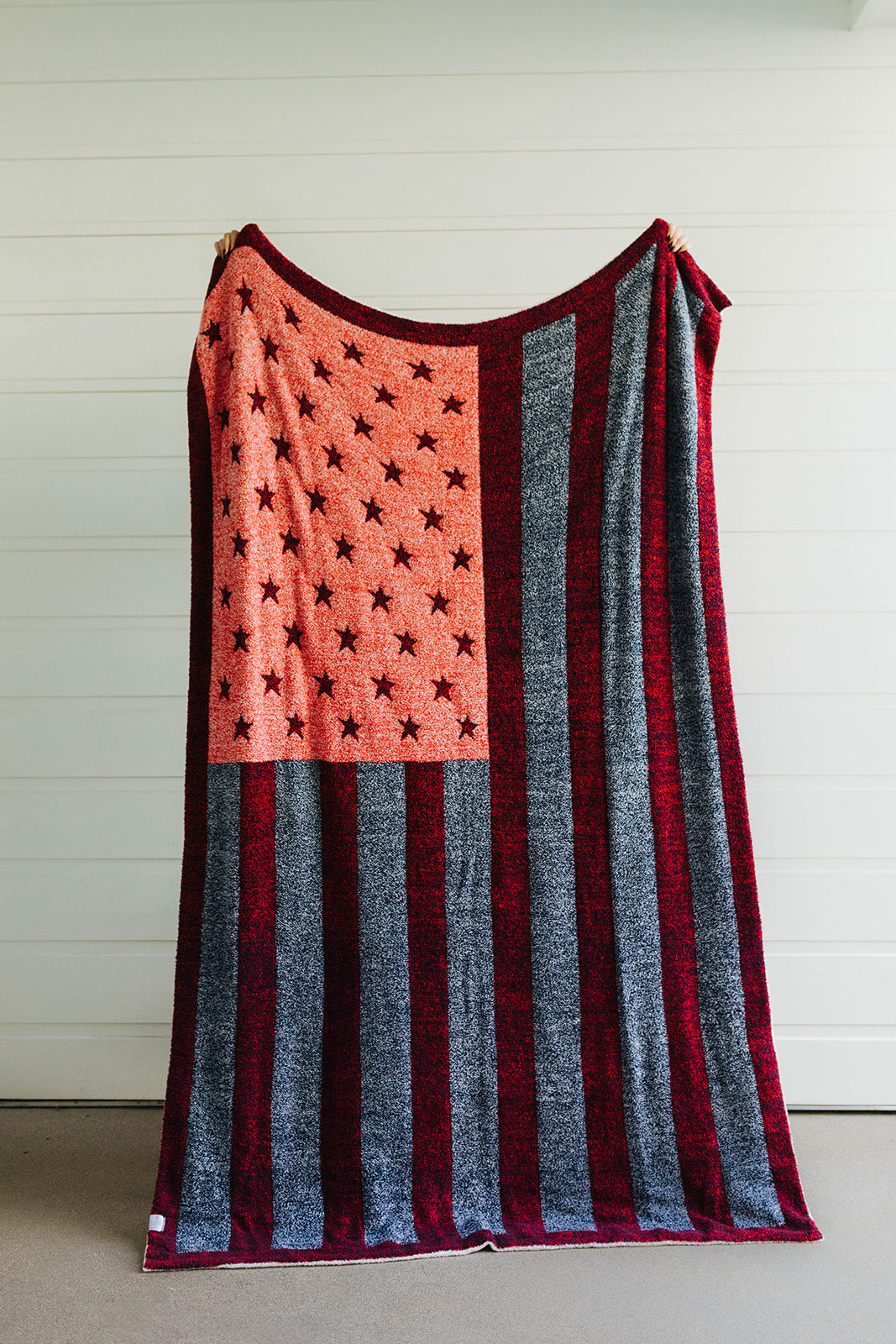 Back side of the blanekt