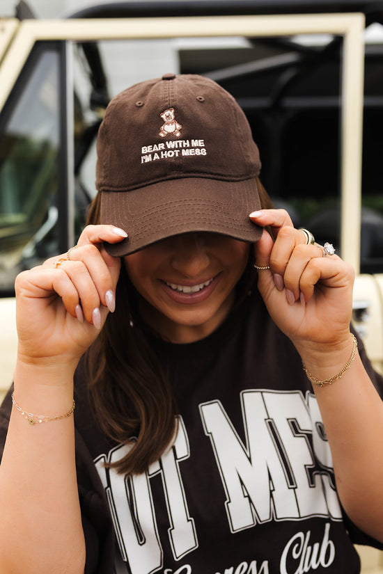 Brown Bear With Me Hat