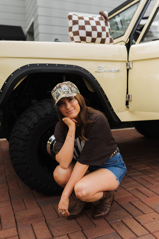 Camo Hot Mess Bow Hat