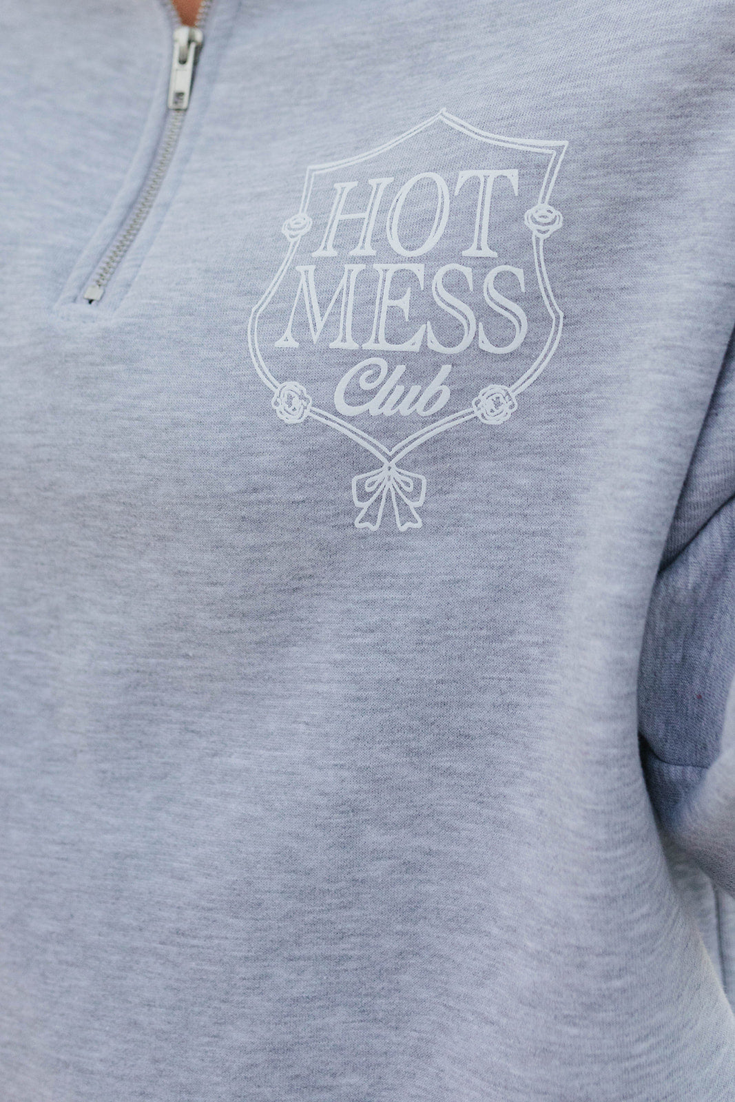 Hot Mess Club 3/4 Zip