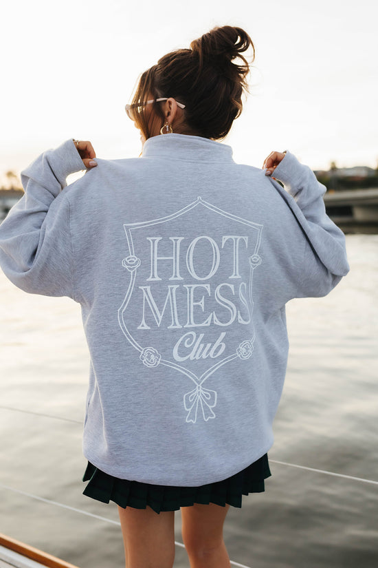 Hot Mess Club 3/4 Zip