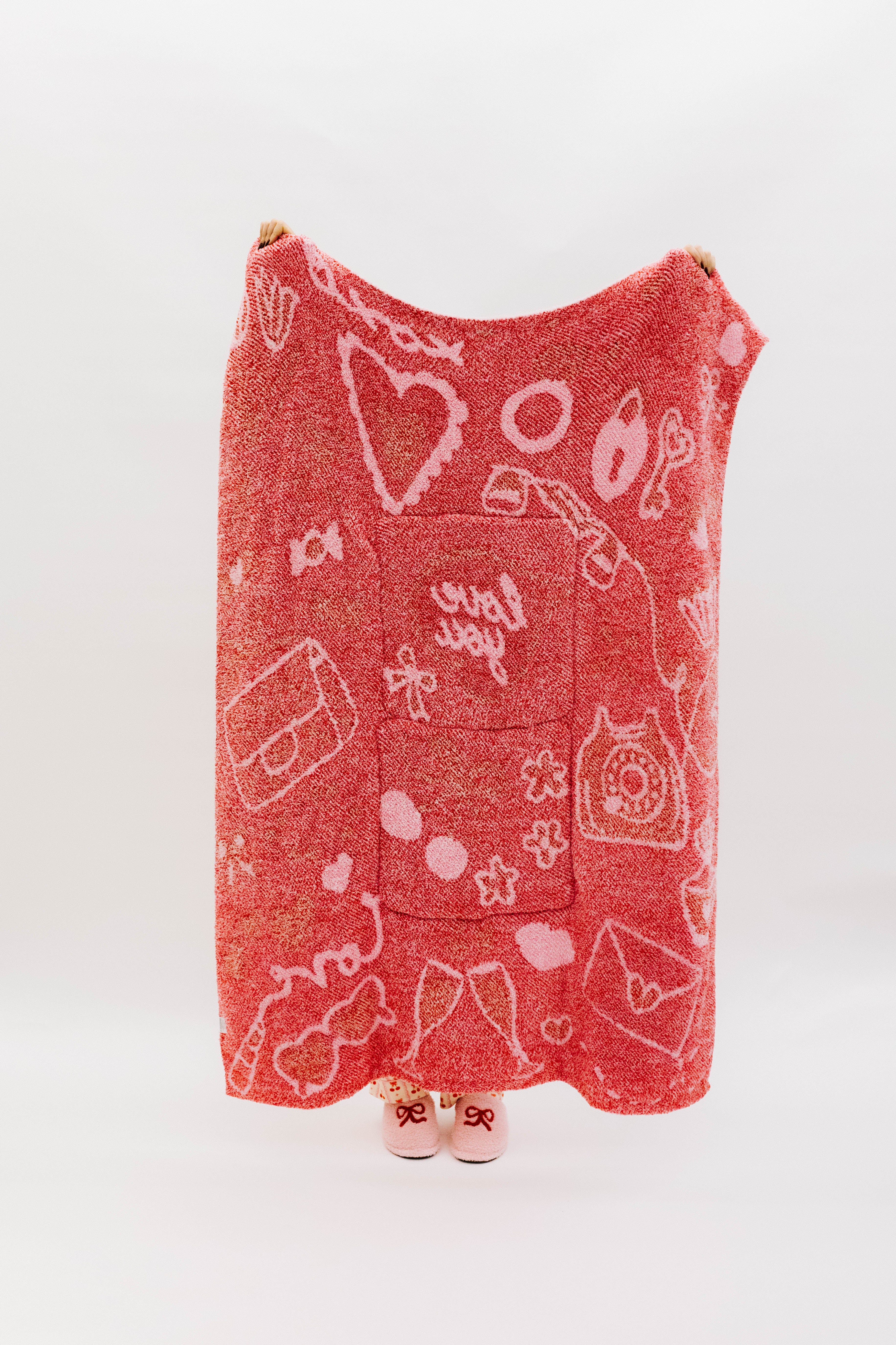 back of quillow showing that it's not fully reversible