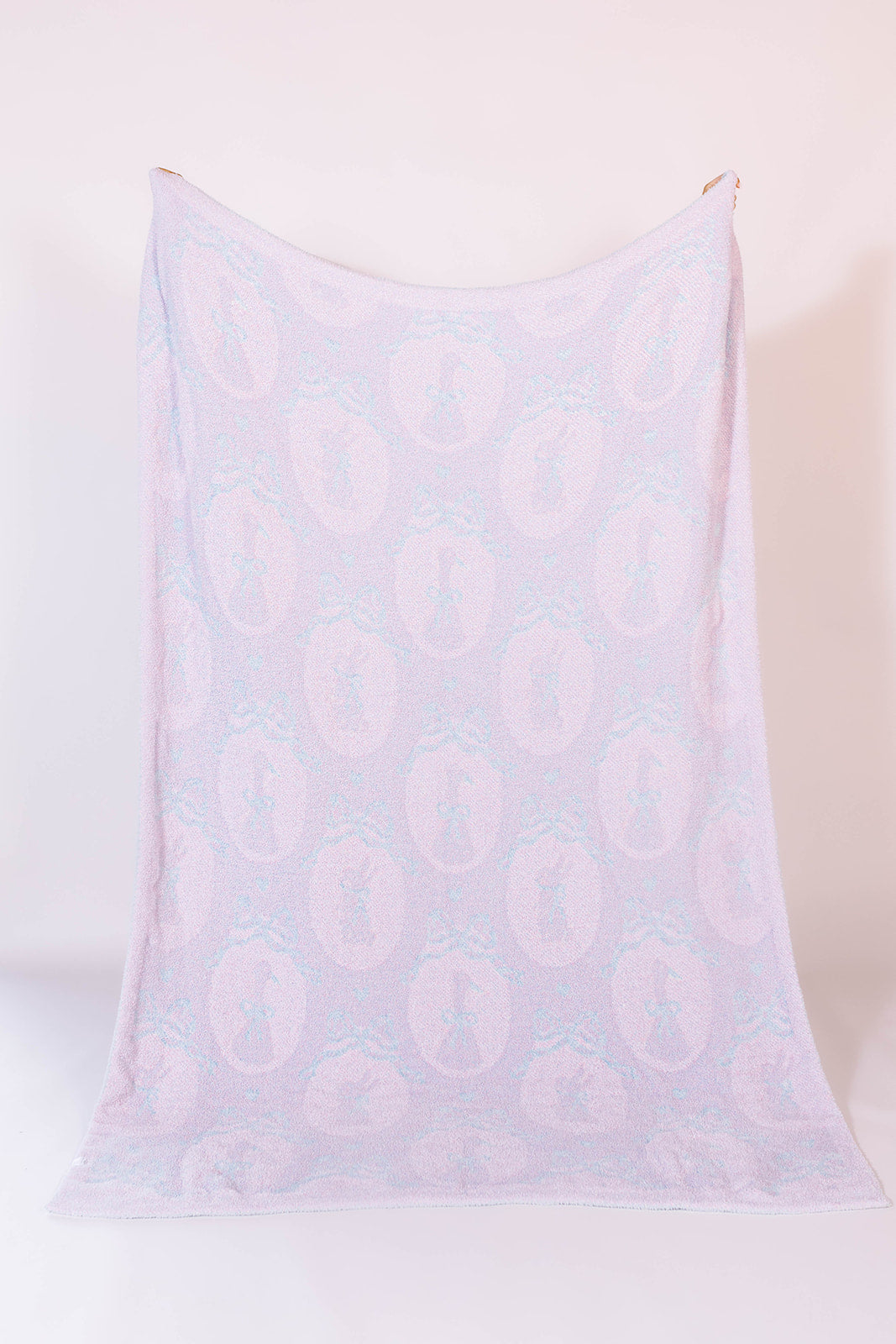 back side of bunny blanket