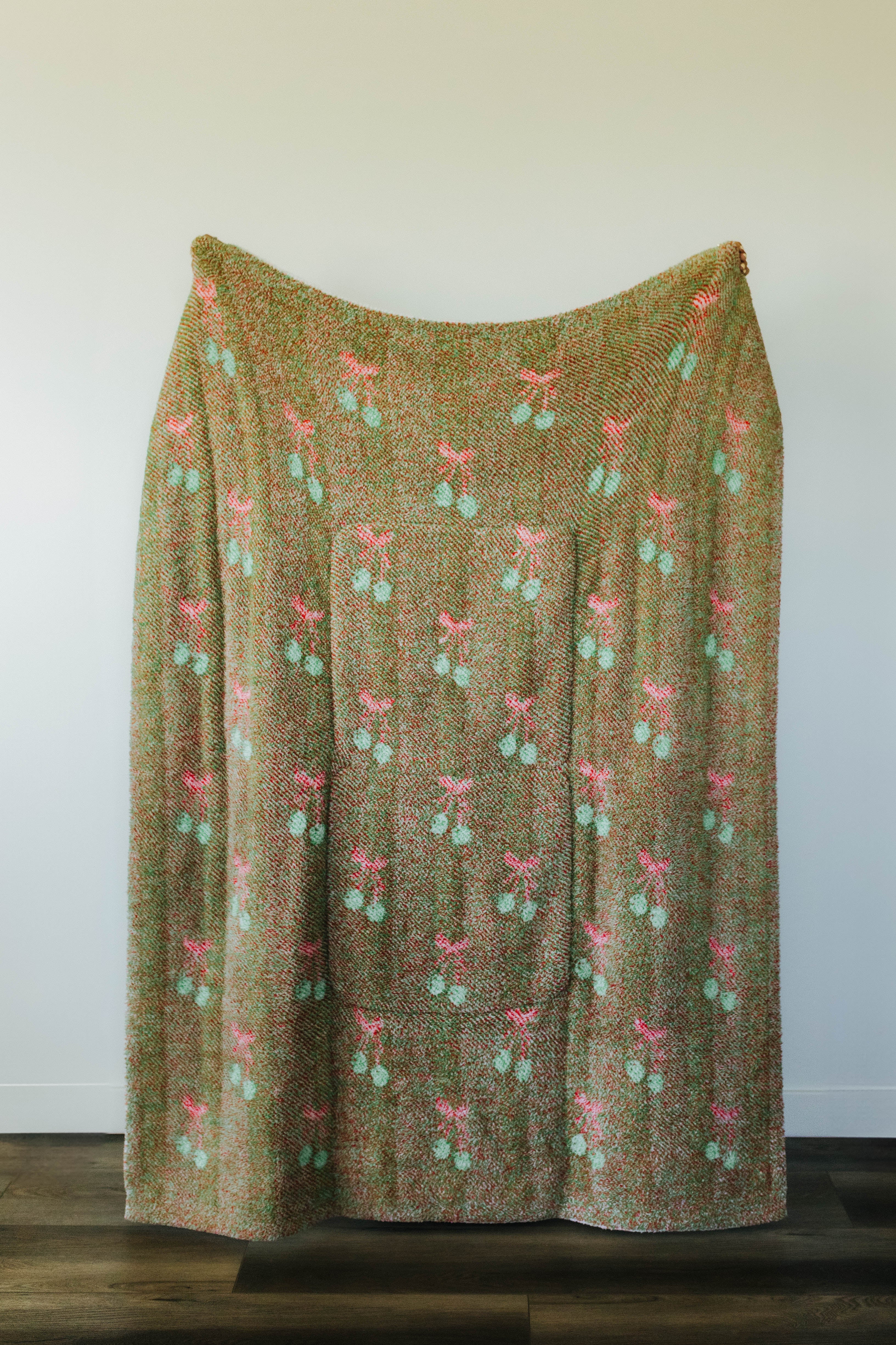 backside of blanket