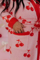 close up showing the pocket detail