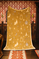 Reverse side of the Halloween Icon Print blanket