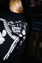 Adult Spooky Season Sweatshirt shown from an alternate angle