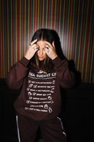 Fall Bucket List Sweatshirt styled in the Halloween campaign setting
